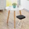 19in Folding Bar Stool, Portable Folding Stool, Padded, Weight Capacity 265lb, Kitchen Folding Stool for Dorm Room Entertainment Game Room Garden(Black) view 4