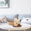 2 Pcs Round Wooden Tray Candle Trays Wooden Plate view 4
