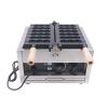 6 Grids Bubble Mold Waffle Maker, Commercial Electric Waffle Baker, Nonstick Waffle Maker Machine Stainless Steel, Kitchen Baker Waffle Bake Tool with Time & Temp. Control view 1
