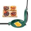 Garhelper Double Pie Iron Cooking Pan, Round Double Sided Frying Pan Pancake Pan, Nonstick Cooking Pan Sandwichs Maker, Multifunctional Baking Pan for Toaster Breakfast Omelette view 1
