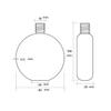 COmaam Portable Small Flasks Flasks for Liquor for Men 304 Stainless Steel Flasks Travel Camping Bar Tools 150ML view 3