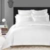 CASA BOLAJ DESIGNED TO DREAM Casabolaj Triomphe Collection 3 Pieces Duvet Cover Set -100% Egyptian Cotton Sateen 400 Thread Count - Luxury Handcraft Bedding Sets Queen King (White, California King) view 2