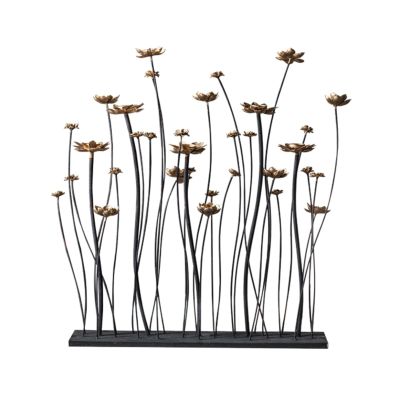 VALTEV Candle Holder Pillar Candle Holder Candle Holders Stand Floral Ornaments Vintage Farmhouse Candle Display for Home Decor Fireplace Parties Candle Holder for Table