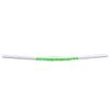 Mountain Bike Mountain Bike Bicycle Carbon Straight Flat Handlebar 25.4 580/600/620/640/660/680/700/720/740/760mm Wide Handle Bar Bicycle Bar For BMX DH XC AM FR (Color : White green, Size : 700mm) view 1
