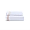 CASA BOLAJ DESIGNED TO DREAM 3Pcs Duvet Cover Set Egyptain Cotton Champagne Lace Luxury Wedding Collection(White,California King) view 3