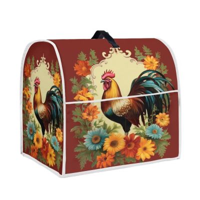 DISNIMO Sunflower Rooster Stand Mixer Covers Compatible with 4.5-5 Quart Kitchen Aid Mixer, Washable Kitchen Appliance Cover Universal Fit Coffee Maker Blender Juicer, Easy to Clean