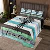 Erosebridal Rustic Windmill Bedspread Set 3Pcs, Western Farmhouse Quilt Set Vintage Country Barn Door Coverlet Set King, Farmhouse Gifts for Women, Wood Plank Retro Bed Sets with 2 Pillow Cases view 1