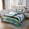 Erosebridal Rustic Windmill Bedspread Set 3Pcs, Western Farmhouse Quilt Set Vintage Country Barn Door Coverlet Set King, Farmhouse Gifts for Women, Wood Plank Retro Bed Sets with 2 Pillow Cases view 3