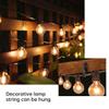 Elrswy Light Hanger Hooks - Screw Hooks for Hanging Lights, Led Clips - Stainless Steel, Black, 20 Pack view 2