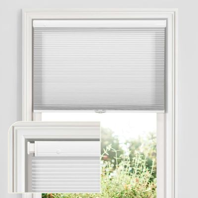 MiLin Cordless Cellular Shades No Tools No Drill Blinds for Windows Shades for Indoor Windows Magnetic Door Blinds (Light Filtering - Light Gray, 19 1/2" W x 64" H)