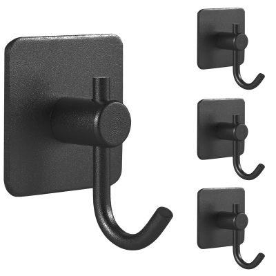 Paoli Heavy Duty Self Adhesive Hooks - Sturdy self Adhesive Hooks for Home, School and Office Easy to fit and Remove(4PC)
