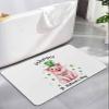 YESOF66 Diatomaceous Earth Bath Rug Bathtub Mat, Happy St. Patrick's Day Clover Farm Pink Pig Quick Dry Non-Slip Diatomite Mud Bathroom Floor Rugs for Bath Tub Kitchen Absorbent Pad, 16x24 Inch view 1