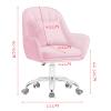 Office Chair Gaming Chair Computer Chair Home Office Chair Ergonomic Computer Chair Mid-Back Desk Chair Cute Elegant Armchair,Upholstered Conference Reception Chair for Executive Living Bedr view 2