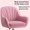 Office Chair Gaming Chair Computer Chair Home Office Chair Ergonomic Computer Chair Mid-Back Desk Chair Cute Elegant Armchair,Upholstered Conference Reception Chair for Executive Living Bedr view 3