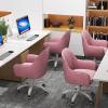 Office Chair Gaming Chair Computer Chair Home Office Chair Ergonomic Computer Chair Mid-Back Desk Chair Cute Elegant Armchair,Upholstered Conference Reception Chair for Executive Living Bedr view 4