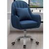 Office Chair Gaming Chair Computer Chair Velvet Cute Office Chair,Adjustable Swivel Chair Mid-Back Upholstered Executive Chair for Home Study,Ergonomic Computer Chair Modern Desk C view 1