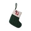 7 Inches Mini Christmas Stocking, White/Green/Red Initial Monogram Embroidered Lettetr Christmas Decor Stocking, Personalized Knit Mini Xmas Stocking for Family Holiday Xmas Tree Decor (Green-G) view 1