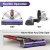 Coodss Quick-Release Motorhead Cleaner Replacement for Dyson V7 V8 V10 V11 Vacuum Direct Drive Head for Hardwood Floor Carpets Attachment SV10 SV11 SV12 SV14 Bristle Roller Brush Parts view 2