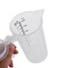 250 ML Plastic Measuring Cup with Lid,Large Capacity Measuring Container with Handle and Pour Spout Kitchen Cooking Pastry Baking Accessories view 3