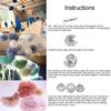 jweemax 5PCS Artificial Tissue Paper Flower for Spring Party, Baby Shower, Carnival, Crafts, Wedding Backdrop, Light Pink, 6 inch view 3