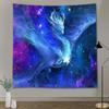 FEASRT Fantasy Dragon Tapestry Galaxy Tapestry Wall Art Decor for Bedroom Living Room Apartment Dorm Decorations Wall Hanging Tapestries 60x60 Inch GTLSAY1457 view 1