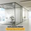 4Mil Security Window Film, Shatterproof Film, Transparent Self-Adhesive Security Window Film, Anti Shatter Tempered Glass Film, Glass protective window film for Home/Office view 4