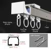 Privacy Curtain Track Mute 4 5 6 8 10 12 13 15 18 20 24 28 30 40 Feet, Heavy Duty Sliding Drapery Rod for Gazebo, Bay Window, RV, Camper and Room Divider ( Color : Ceiling mount , Size : 16ft/4.9m ) view 3