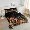 Mushroom Comforter Set Full Size Red Mushroom Print Bedding for Boys Girls Natural Wild Fungus Bedding Comforter Sets Boho Butterfly Decor Duvet Insert Bohemain Botanical Plants Mushroom Quilt 3 Pcs view 4