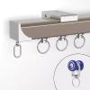 Privacy Curtain Track Mute 4 5 6 8 10 12 13 15 18 20 24 28 30 40 Feet, Heavy Duty Sliding Drapery Rod for Gazebo, Bay Window, RV, Camper and Room Divider ( Color : Ceiling mount , Size : 26ft/7.9m ) view 2