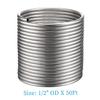 Vigorous Wort Chiller, 1/2" x 50 Ft Food Grade 304 Stainless Steel Coil, Water Chiller for Ice Bath Beer Brewing Tubing Coil, Stainless Steel Immersion Chiller view 2