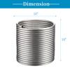 Vigorous Wort Chiller, 1/2" x 50 Ft Food Grade 304 Stainless Steel Coil, Water Chiller for Ice Bath Beer Brewing Tubing Coil, Stainless Steel Immersion Chiller view 3