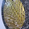 iwa concept Metal Ayatul kursi | Islamic Ramadan Wall Decorations | Modern Muslim Housewarming Gift | Arabic Calligraphy | Quran Wall Art | (In Gold Out Black, XL (35.5"x27.5")) view 3