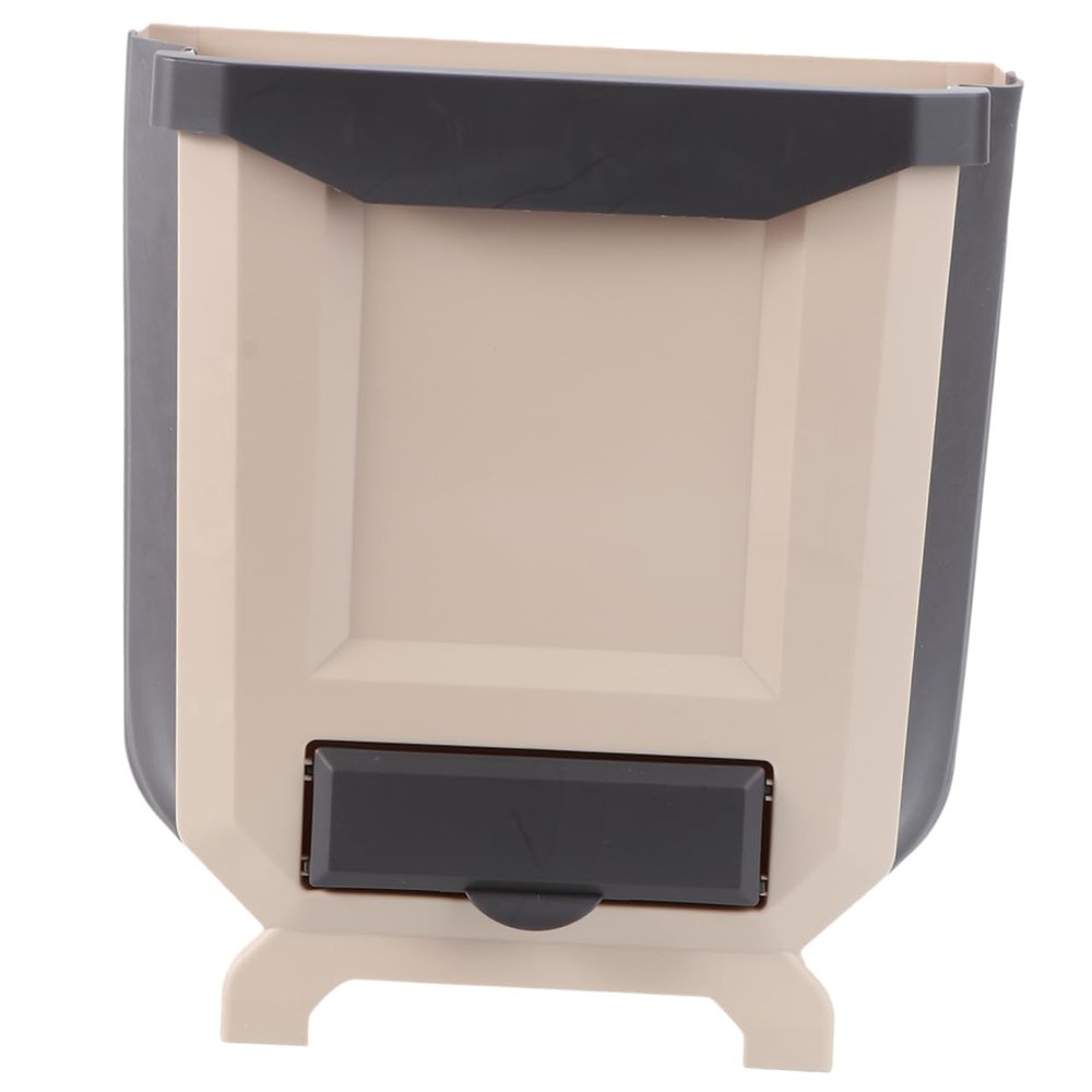 1pc Trash Can Folding Storage Bin Trash Basket Kitchen Waste Basket Household Cabinet Door Hanging Storage Bucket Multipurpose Wall Hanging Tank Garbage Can