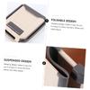 1pc Trash Can Folding Storage Bin Trash Basket Kitchen Waste Basket Household Cabinet Door Hanging Storage Bucket Multipurpose Wall Hanging Tank Garbage Can view 3