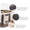 1pc Trash Can Folding Storage Bin Trash Basket Kitchen Waste Basket Household Cabinet Door Hanging Storage Bucket Multipurpose Wall Hanging Tank Garbage Can view 4
