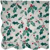 Meri Meri Christmas Paper Napkins (Pack of 16), Square Christmas Napkins Disposable, Thick & Absorbent 3-Ply Paper, Wavy Border view 2