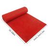 Lanmmraifc Wedding Aisle Runner Carpet, 2mm Polyester Event Reception Walkway Runner, Non-Slip Red Bridal Runway Rugs for Weddings Beach Hallway Carpets (Size : 1x10m) view 3