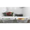 2-Pack Adjustable Refrigerator Fridge Kitchen Organizer Storage Drawer White view 3