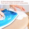 KADEUX 3 Layers Iron Board Cover Replacement Ironing Board Cover with Elastic Edge, 3613in 3813in 4314in Ironing Covers, 3D Breathable Cloth (Color : Khaki, Size : 110x35cm(43x14in)) view 3