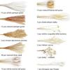 ZYAURA F 104 Pcs/Dried Pampas Grass,Pompous Grass,Bunny Tails Dried Flowers Reed Grass,for Flower Arrangements Boho Wedding Home Dcor Y view 2