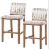Bar Stool Covers with Backs, Stretch Washable Bar Stool Chair Cover Southwest Native American Tribal Totem Boho Slipcovers Counter Stool High Chair Covers for Pub, Dining Room, Cafe, Set of 2 view 1