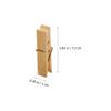 Homoyoyo Firm Wooden Photo Clips 100pcs Clothespins for Laundry Clothes Pegs Quilt Clamps Sturdy Clothes Clamps view 2