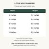 Little Boo Iron On Transfer for Halloween Shirt Decal, Orange Glitter view 3