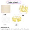 12Pcs Beer Baby Shower Table Decoration a Baby Is Brewing Centerpiece Sticks Beer Welcome Sweet Baby Gender Reveal Party Decoration Gold Glitter view 2