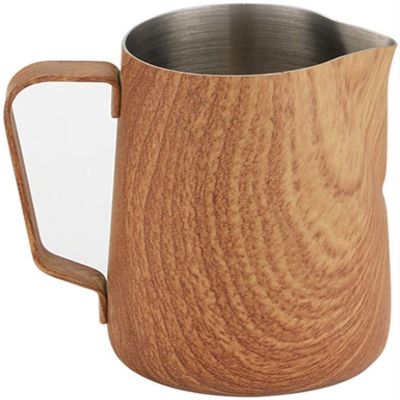 Milk Frothing Pitchers Creamer Frothing Pitcher Stainless Steel Milk Frothing Pitcher Espresso Coffee Barista Craft Latte Cappuccino Milk Cream Cup Frothing Jug Pitcher Espresso Steaming Pitcher