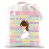 BWWKTOP First Communion Tote Bag First Communion Memory Gifts Baptism Gifts Christian Tote Bag Baptism Tote Bag (First Communion) view 1