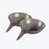 2pcs Multifunction Drain Bowl Plastic Strainer Basket With Funnel Colander Strainer Bowl Long Spout Multifunctional Draining Bowl Kitchen Sink Drain Basket,Plastic Colander Food Strainers (Color : Bl view 1