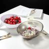 2pcs Multifunction Drain Bowl Plastic Strainer Basket With Funnel Colander Strainer Bowl Long Spout Multifunctional Draining Bowl Kitchen Sink Drain Basket,Plastic Colander Food Strainers (Color : Bl view 4