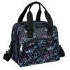 bisibuy Galaxy Geometric Lunch Bag with Pockets Leakproof Insulation Cool Chic Cute Lunch Box Waterproof Cooler Bag with Shoulder Strap view 1