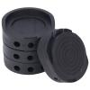 Milltrip Furniture Leg Mat, 4PCS Washing Machine Foot Mat Rubber Anti Vibration Non Slip Pads for Home Furniture Leg view 1
